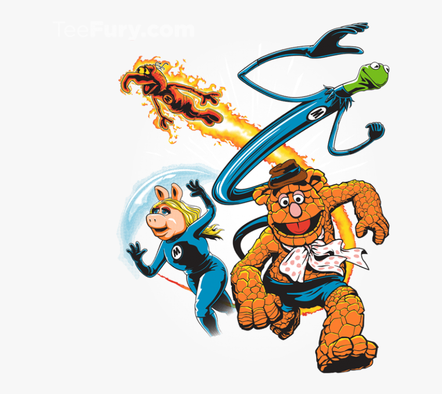 Muptastic Four - Muppet X Men, HD Png Download