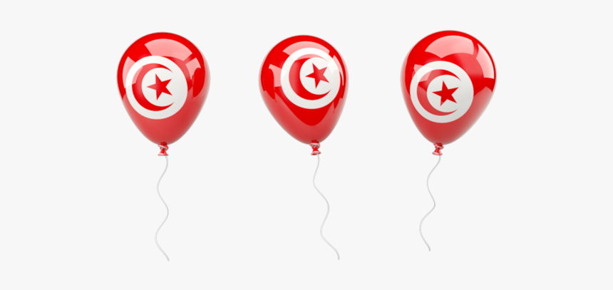Download Flag Icon Of Tunisia At Png Format - South African Flag Balloons, Transparent Png