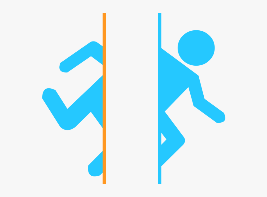 Portal Turret Png -portal Clipart Portal - Portal 2 Portal Transparent Background, Png Download