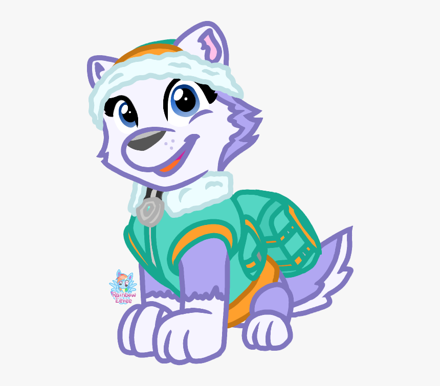 Paw Patrol Everest The Husky - Cartoon, HD Png Download