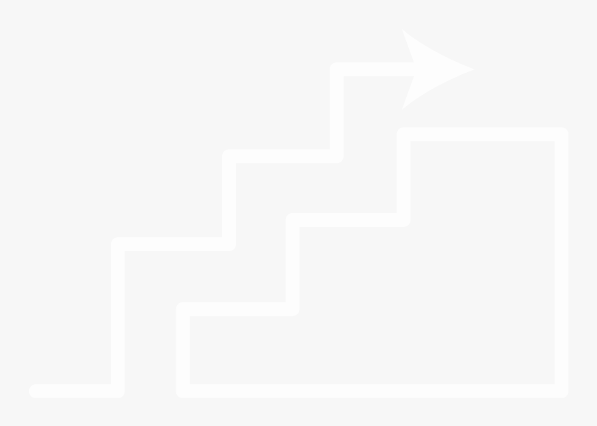 Graphic Showing Arrow Moving Up Three Steps - Hyatt White Logo Png, Transparent Png
