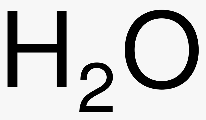 Water Chemical Formula, HD Png Download