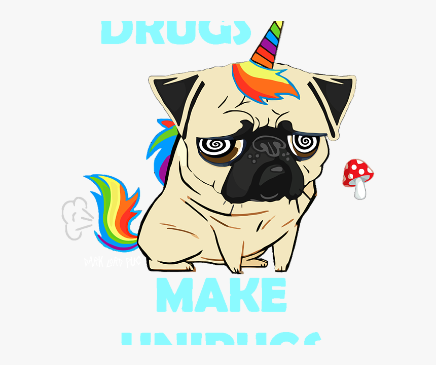 Dark Lord Pug - Unipug T Shirt, HD Png Download