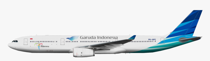 Thumb Image - Garuda Indonesia Plane Transparent, HD Png Download