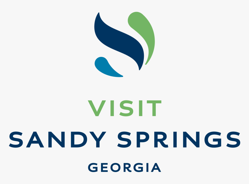 Visit Sandy Springs Logo - Graphic Design, HD Png Download