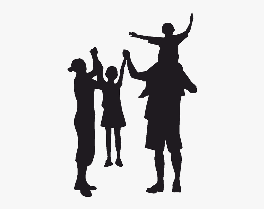 Family Reunion Child Father Silhouette - Quality Of Life Urinary Incontinence, HD Png Download