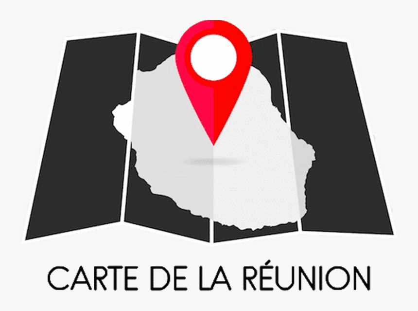 Carte De La Réunion - Carte Png, Transparent Png