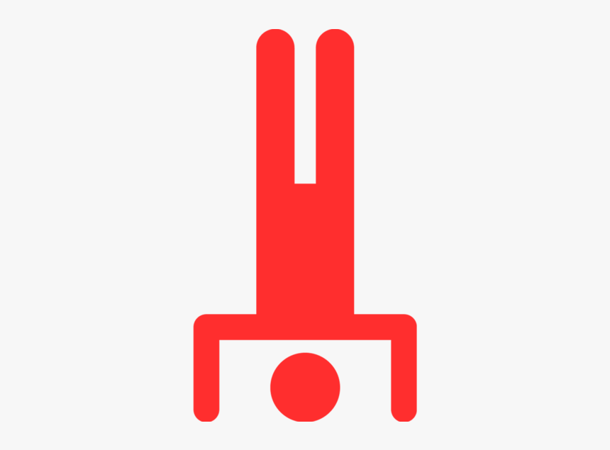 Handstand Icon@1000x - Sign, HD Png Download