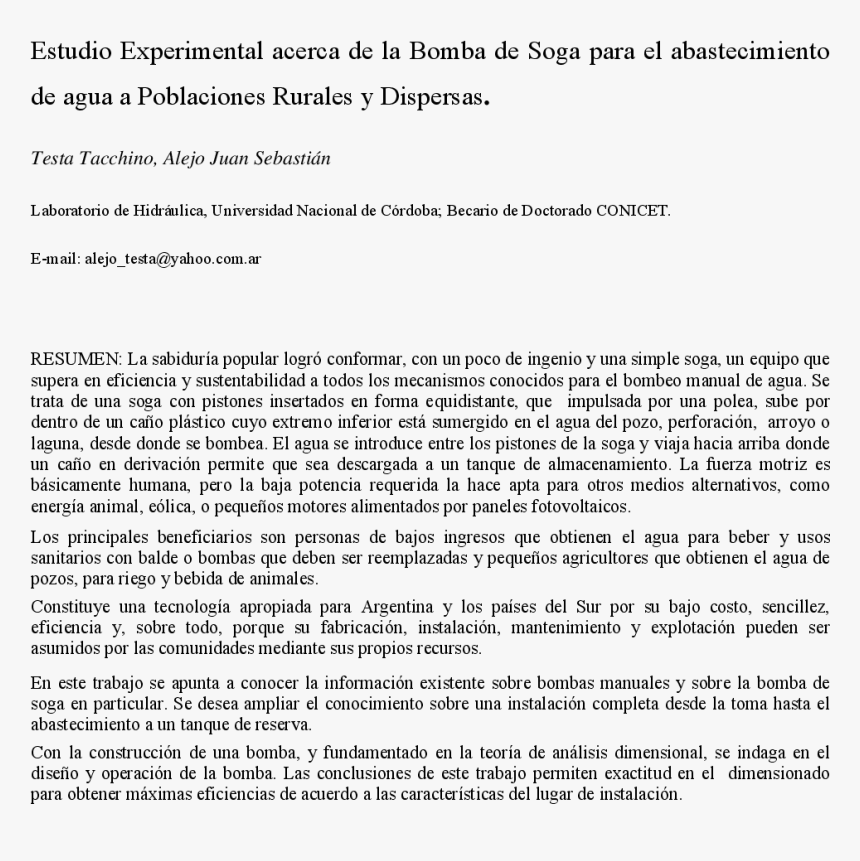 La Bomba De Soga Para Abastecimiento - Niki Chow, HD Png Download