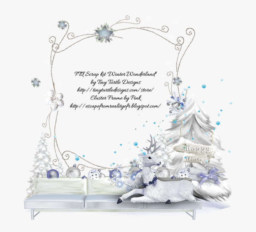 Winter Cluster Frames Png, Transparent Png