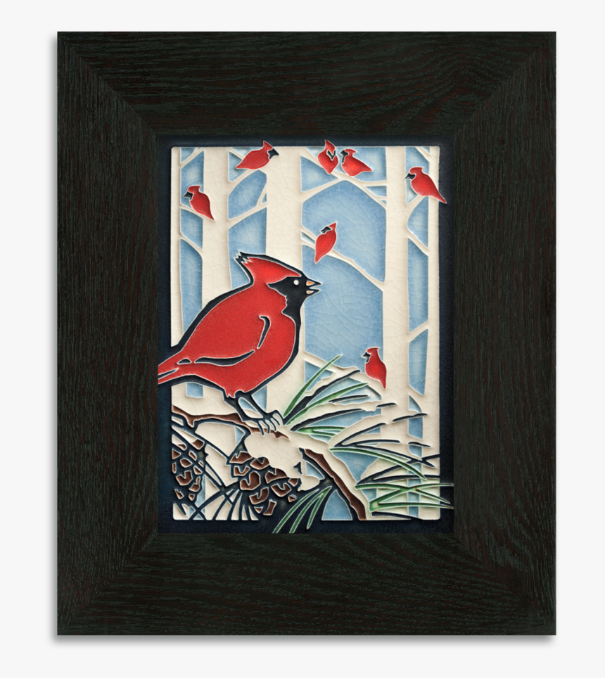Motawi Cardinal Tile, HD Png Download