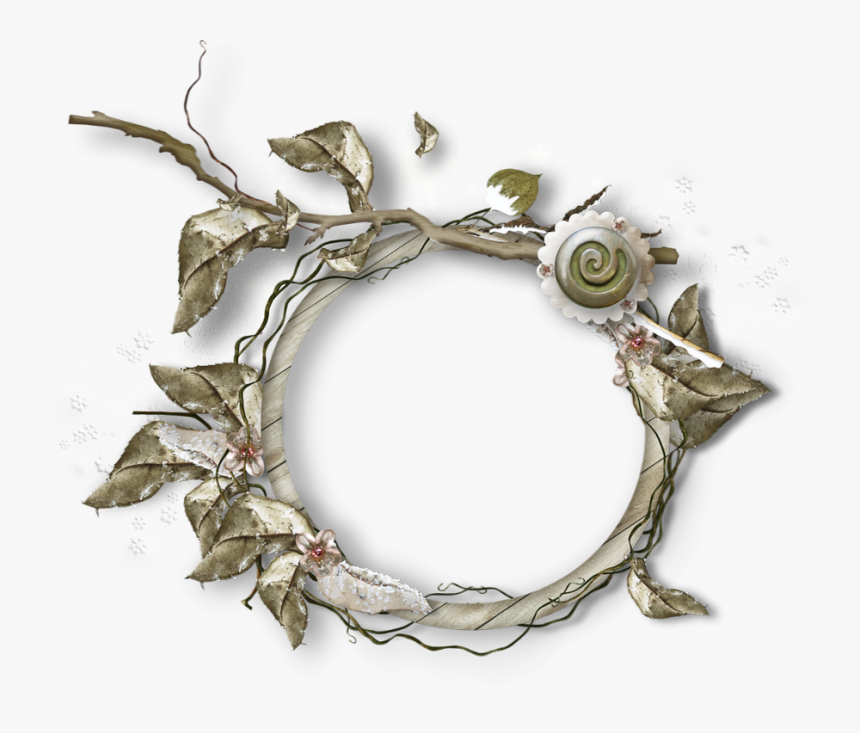 Cadre/cluster, Givre - Winter Frame Cluster Png, Transparent Png