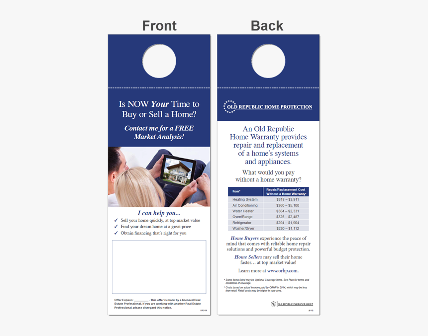 Market Update Real Estate Door Hangers, HD Png Download