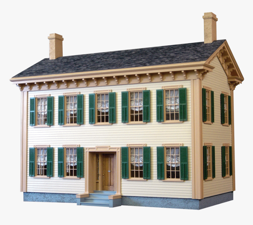 Lincoln Springfield Home Dollhouse Kit - Lincoln Springfield Home Dollhouse, HD Png Download