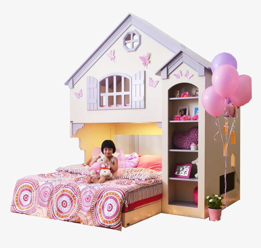 Transparent Dollhouse Png - Tomato Kids Bed, Png Download