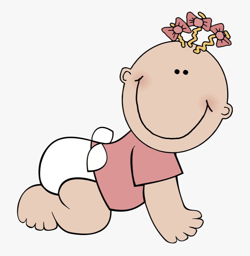 Clip Arts Related To - Baby Crawling Clipart Green, HD Png Download