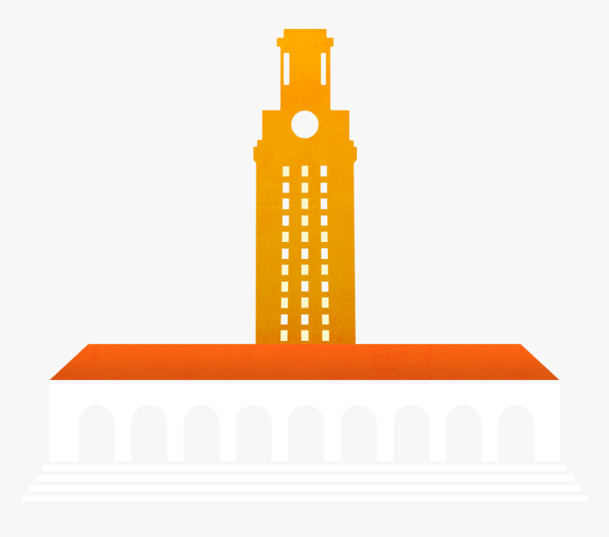 Transparent Twin Tower Clipart - University Of Texas Tower Png, Png Download