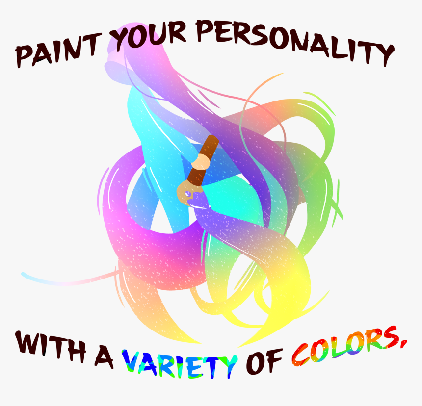 Painting Your Personality - Graphic Design, HD Png Download