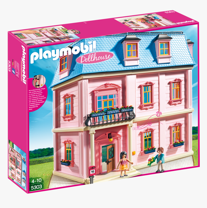 Room Clipart Dollhouse - Playmobil Dollhouse, HD Png Download