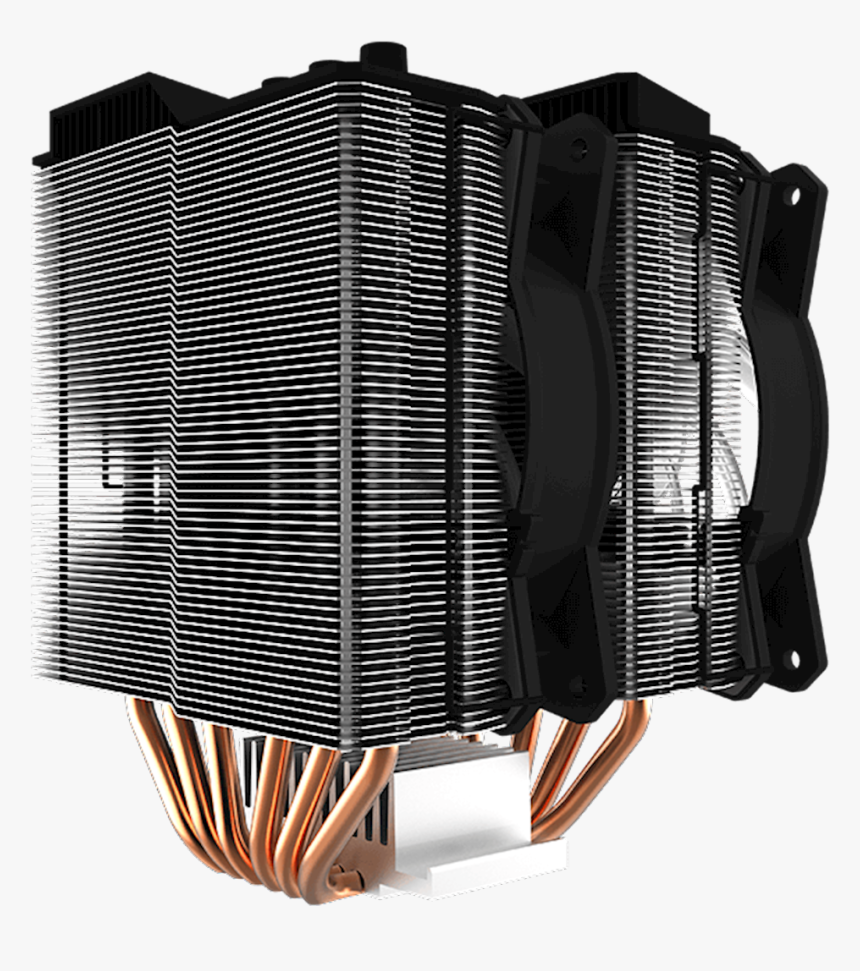 Dual Tower Heatsinks & Fans - Heat Sink, HD Png Download