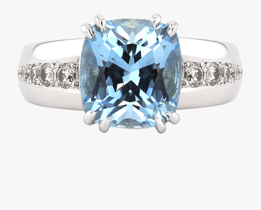 Transparent Aquamarine Png - Pre-engagement Ring, Png Download