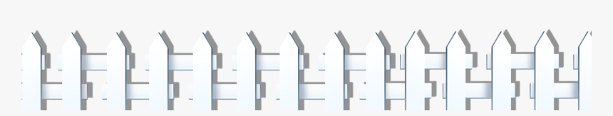 Yard Fence Picket Palisade White Garden Clipart - Picket Fence, HD Png Download