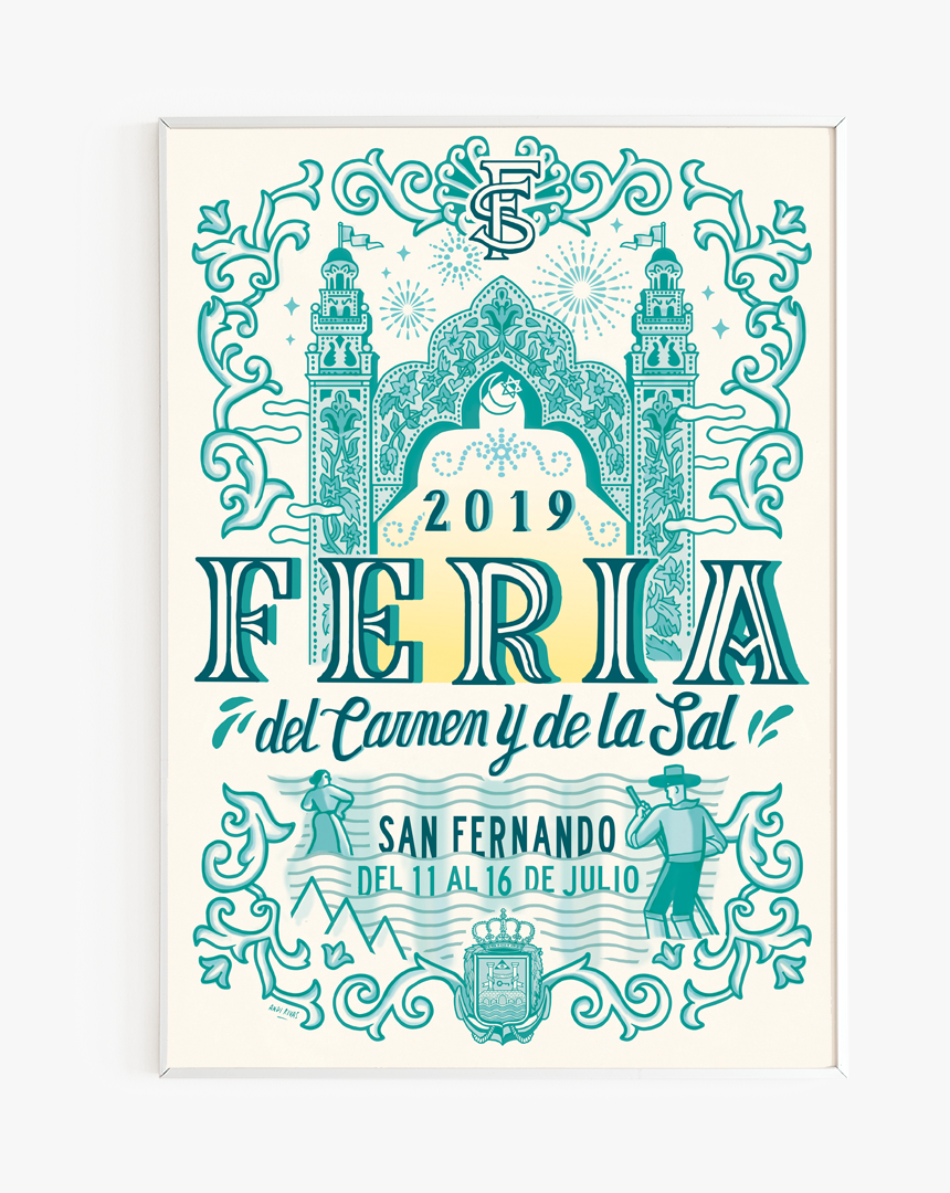 Feria Del Carmen Y De La Sal San Fernando 2019, HD Png Download
