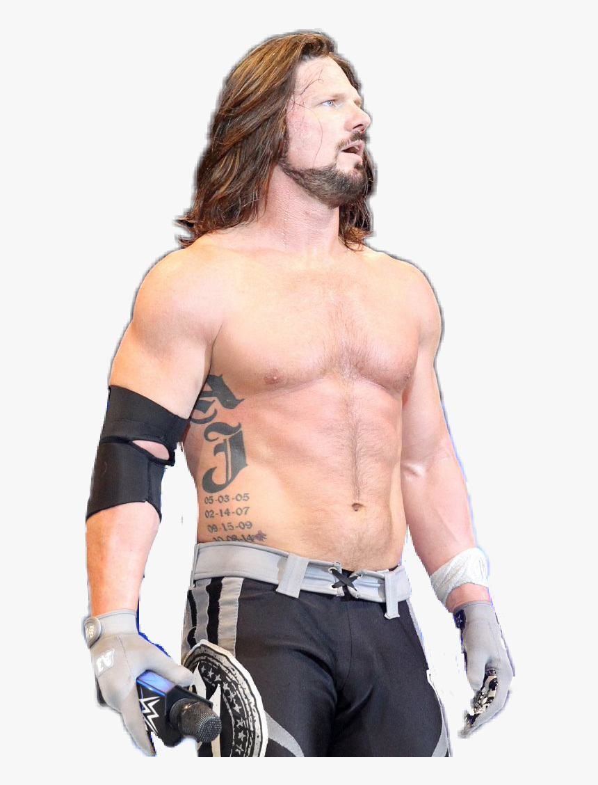 #wwe #ajstyles #aj #styles #wrestling #wrestler #smackdown - Barechested, HD Png Download