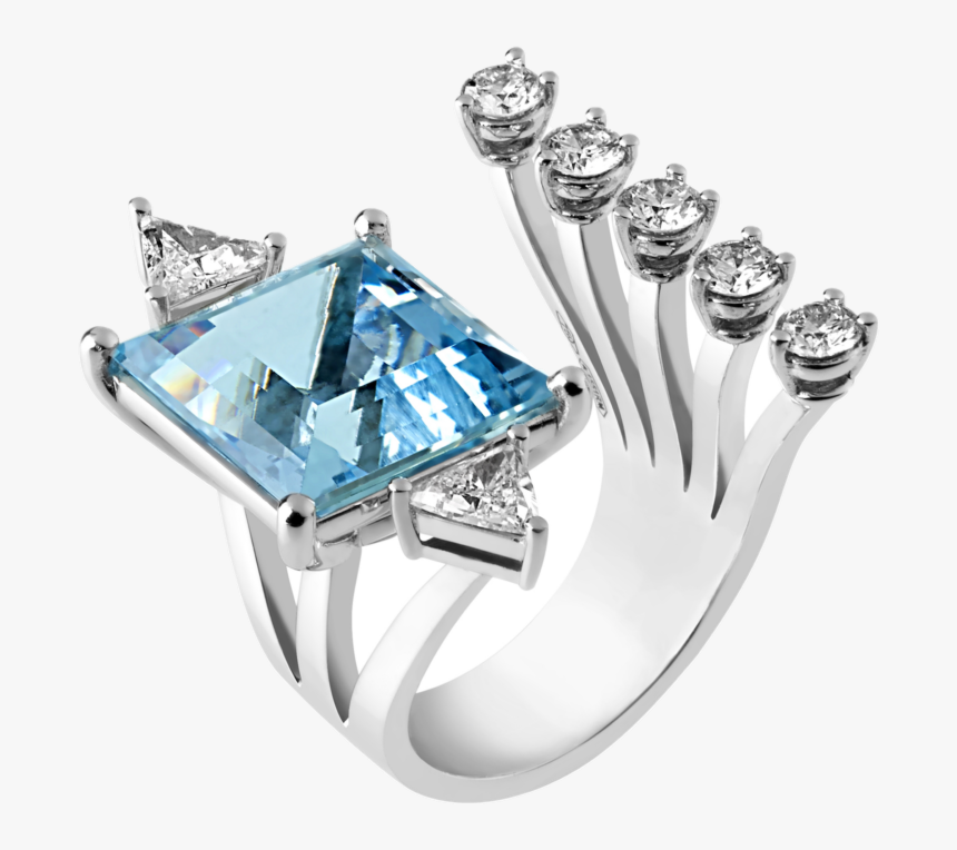 Transparent Aquamarine Png - Pre-engagement Ring, Png Download