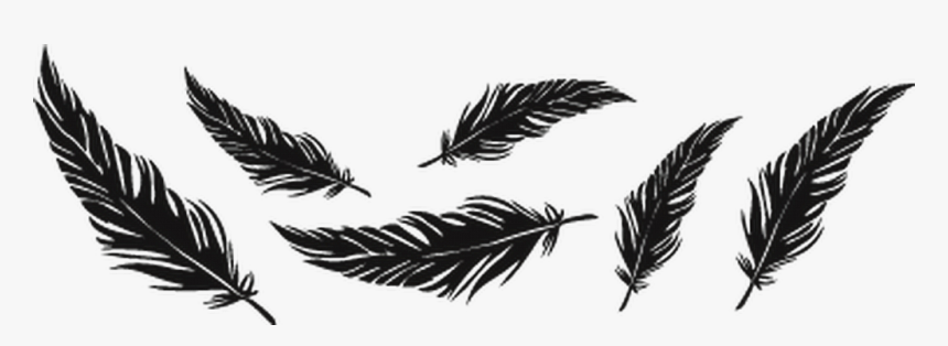 #png #overlay #edit #tumblr #plumas #feathers - Feather Tattoo Png, Transparent Png