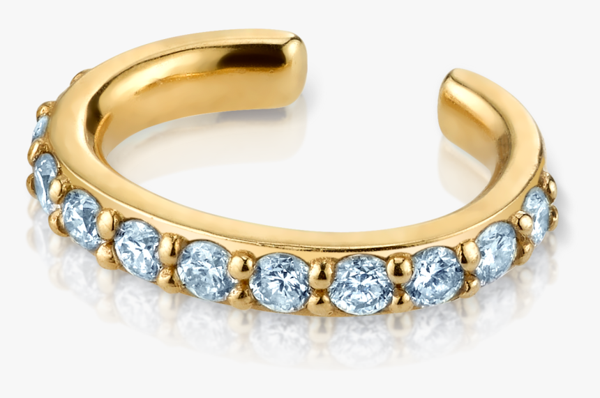 Perfect Aquamarine Ear Cuff - Body Jewelry, HD Png Download