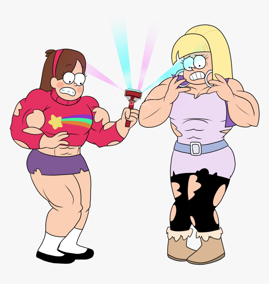 Shattered Crystal - Gravity Falls Mabel Muscle, HD Png Download