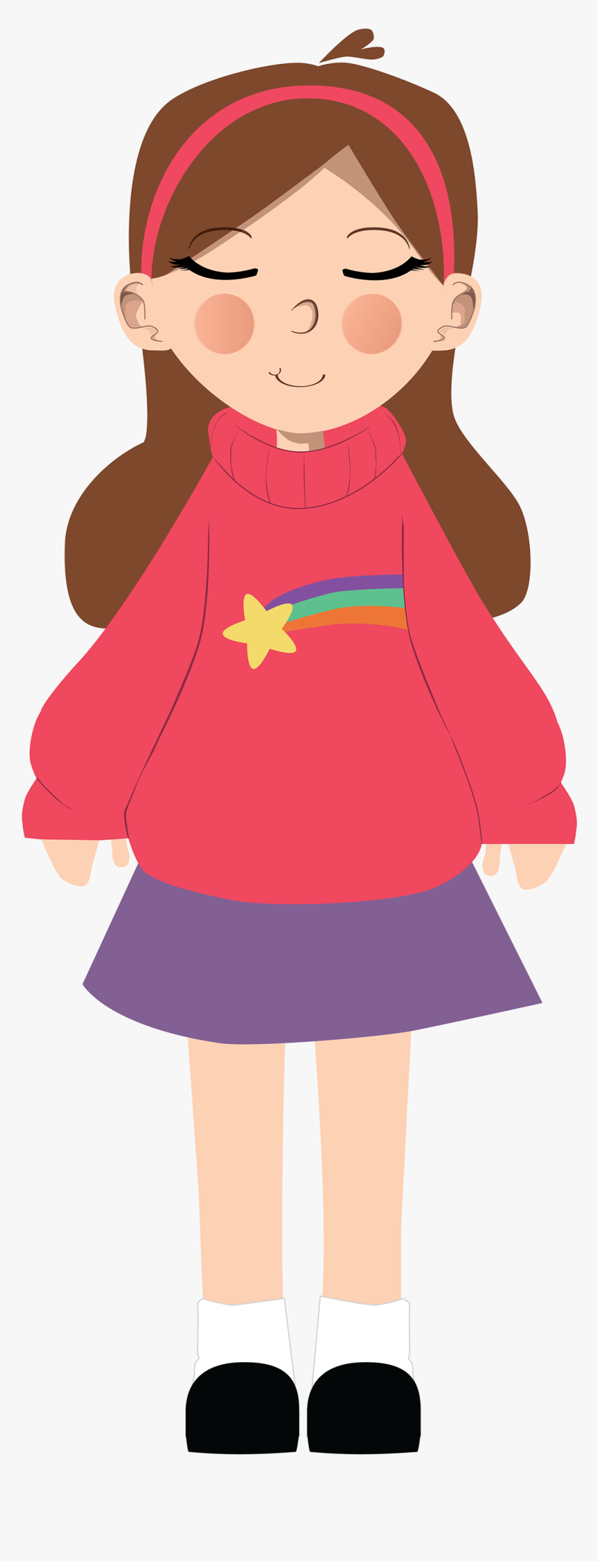Mabel From The Tv Series Gravity Falls - Cartoon, HD Png Download