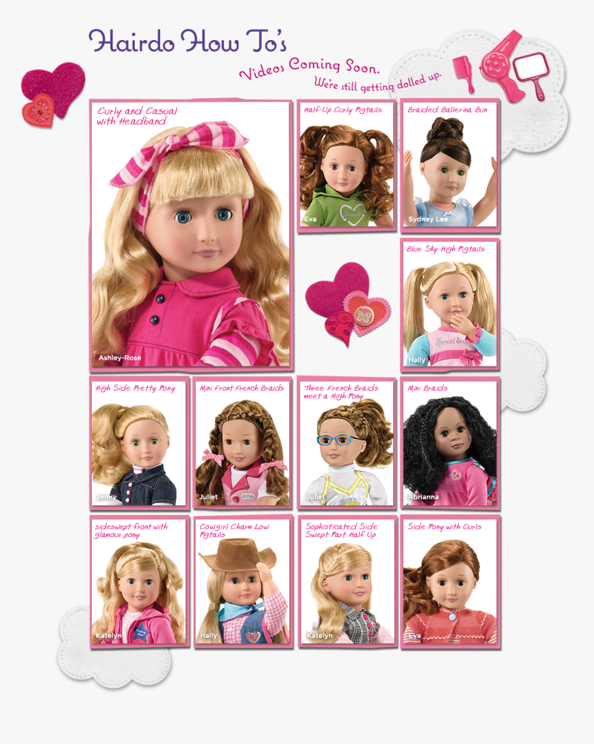Cute Our Generation Hair Styles, HD Png Download