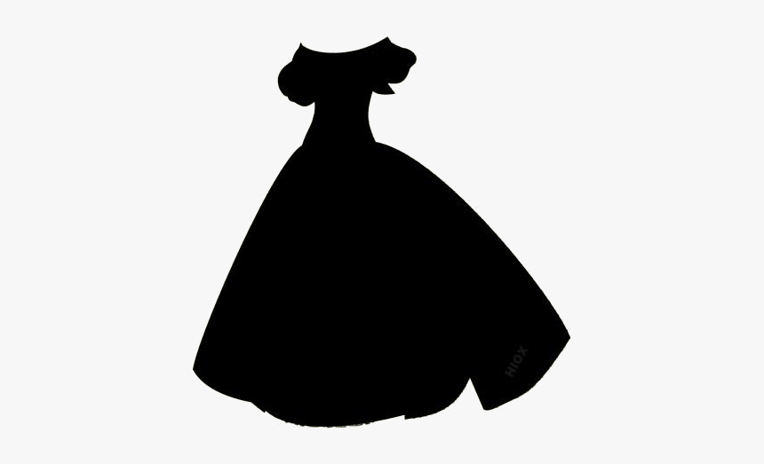 Disney Princess Dress Png Background - Silhouette, Transparent Png