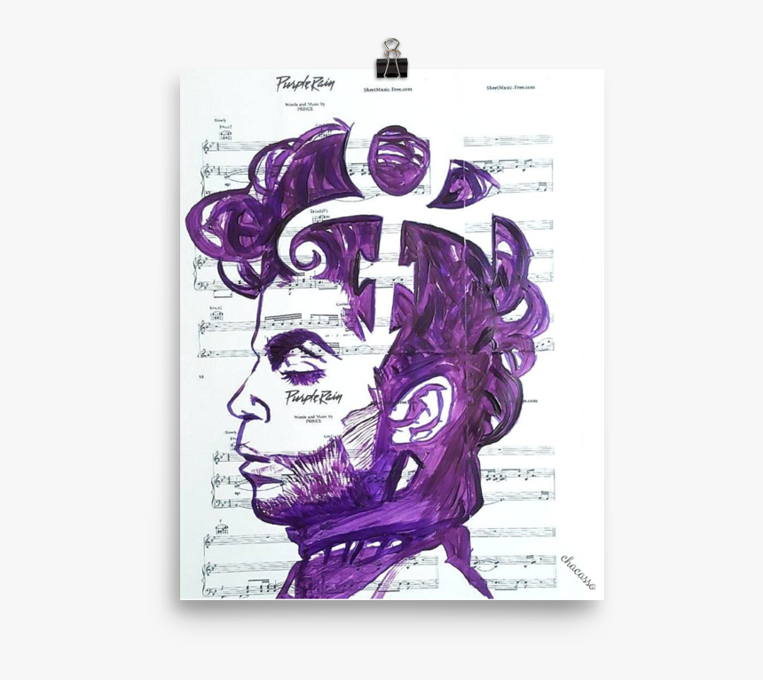 Prince Purple Rain Original Print Poster Size - Prince, HD Png Download