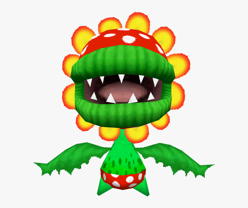 Transparent Piranha Png - Super Mario Bros Ds Model, Png Download