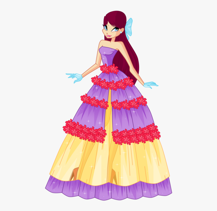 Transparent Princess Dress Clipart - Ball Gown, HD Png Download