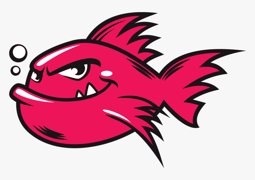 Pink Piranha Clipart , Png Download - Desenho Piranha Rosa, Transparent Png