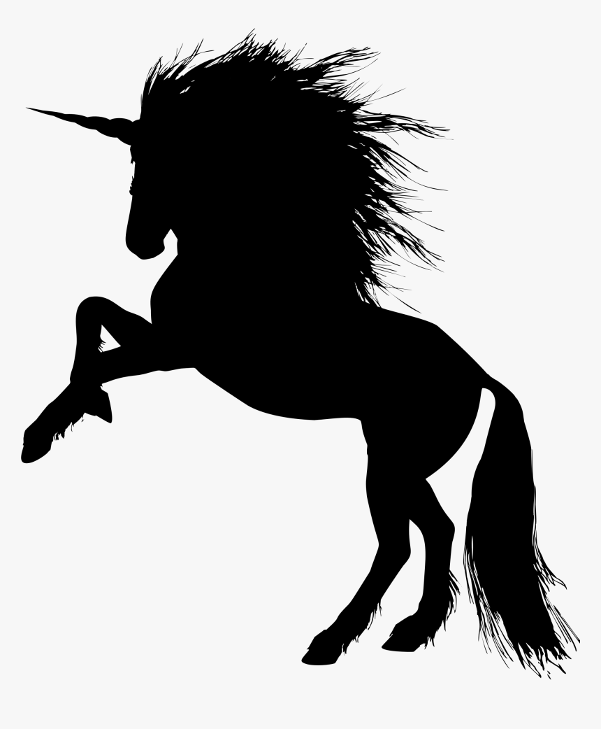 Rearing Unicorn Clip Arts - Stallion Png, Transparent Png