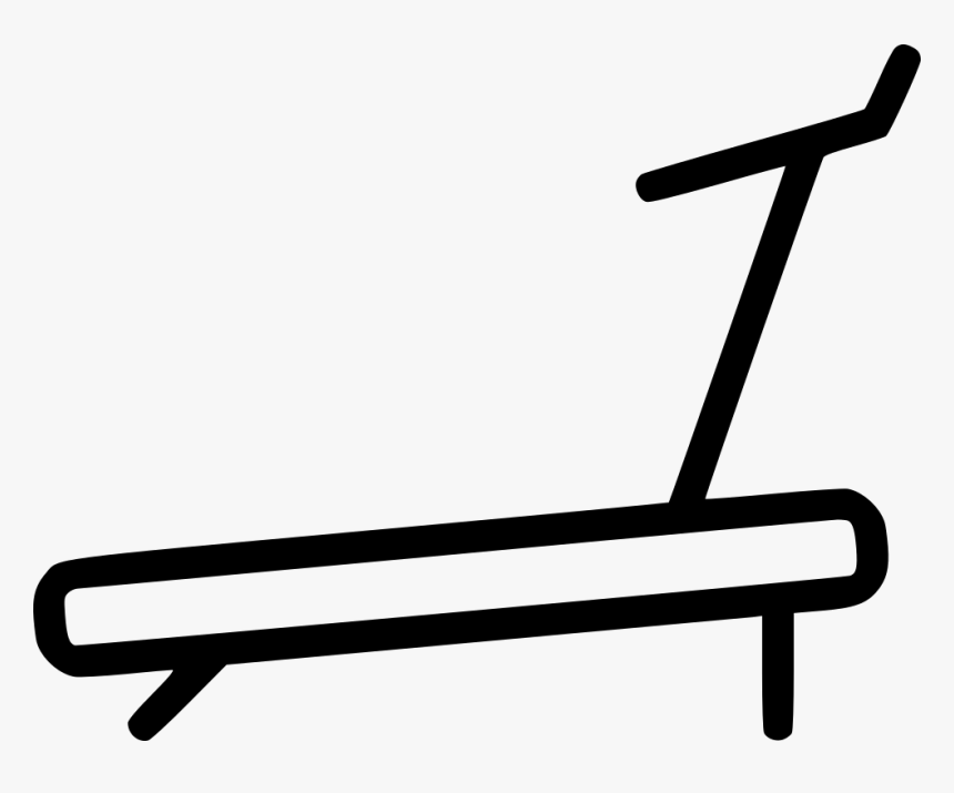 Treadmill Run Running Machine Fitness Gym Exercise - Treadmill, HD Png Download