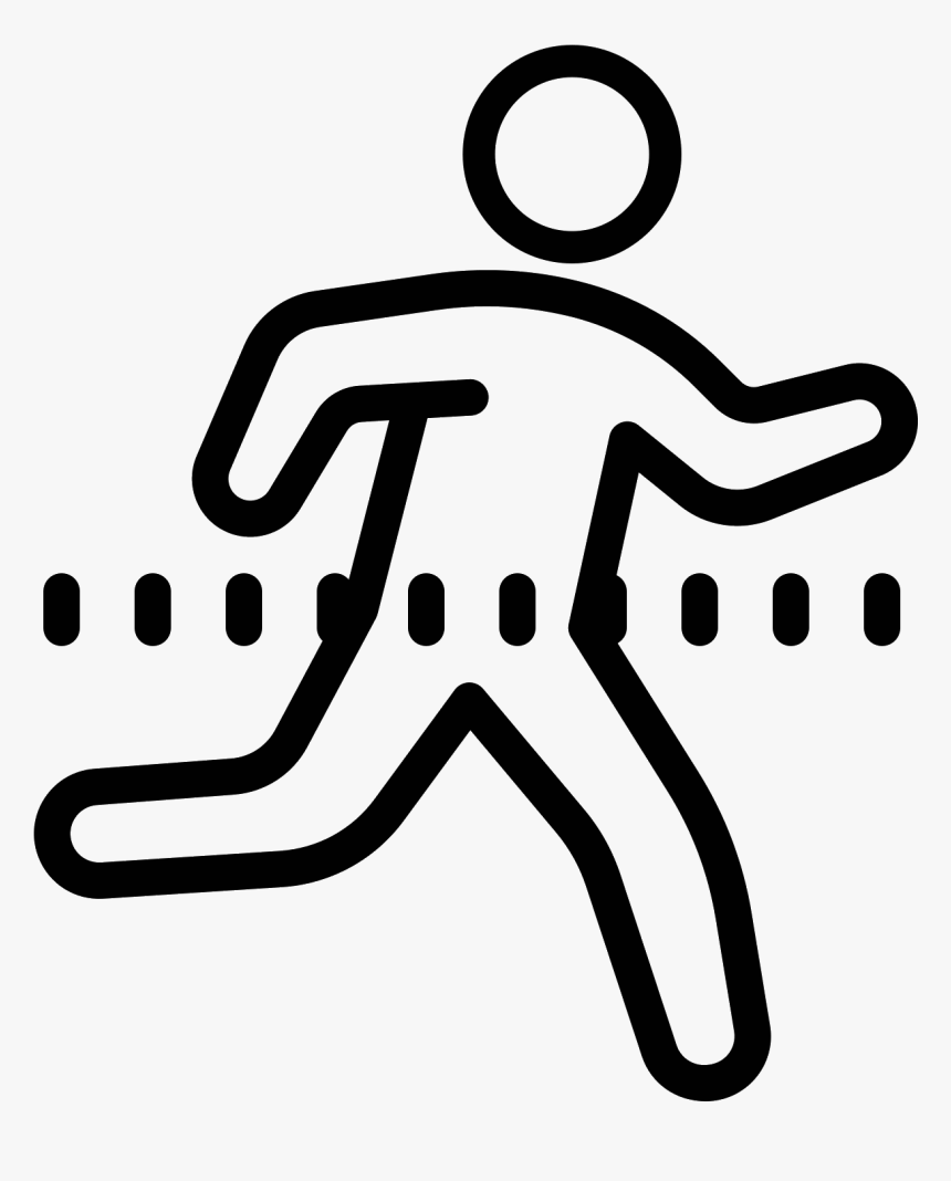 This Icon Is A Part Of A Collection Of Running Flat - Ejercicio Icono Png, Transparent Png