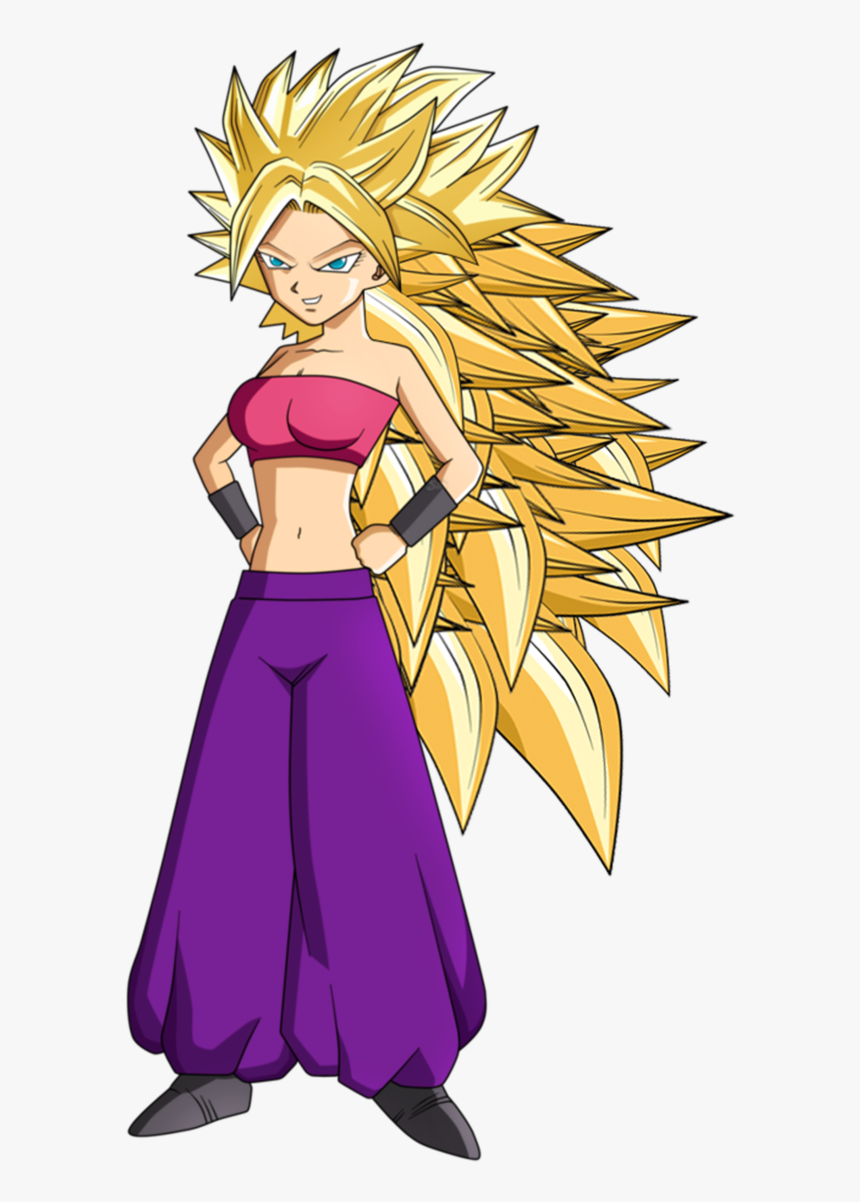 Transparent Caulifla Png - Caulifla Super Saiyan 3, Png Download