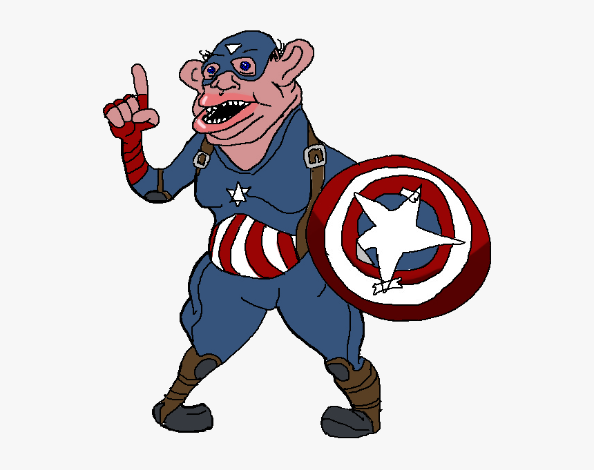 Captain America Clipart Emh - Cartoon, HD Png Download
