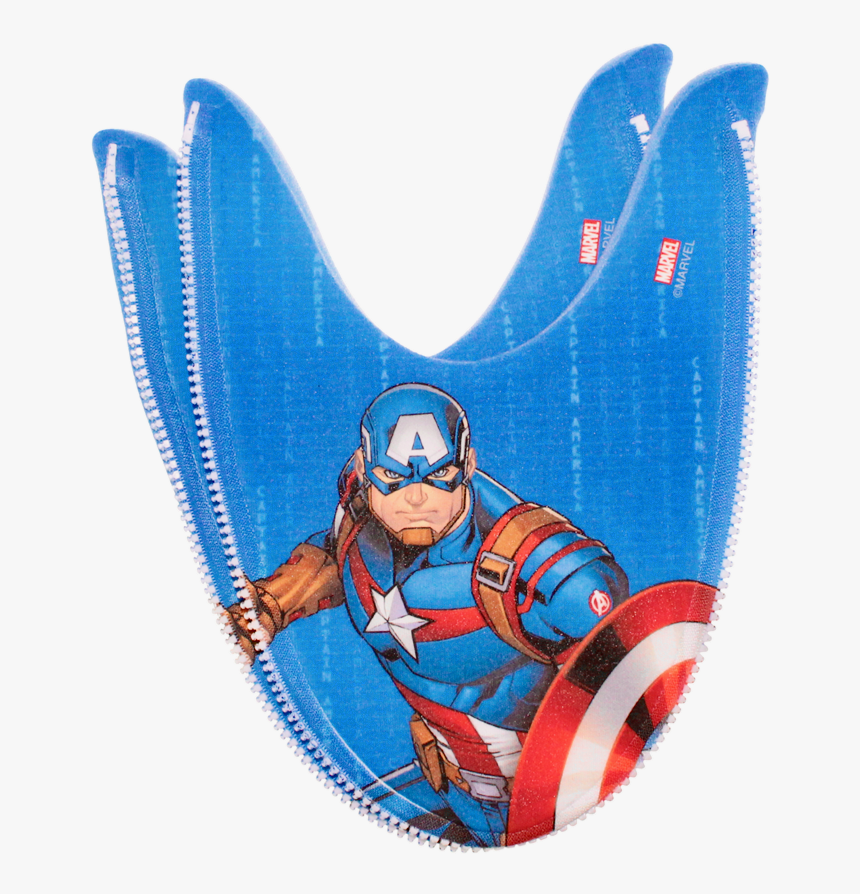 Captain America Mix N Match Zlipperz Set 
 Class - Captain America, HD Png Download