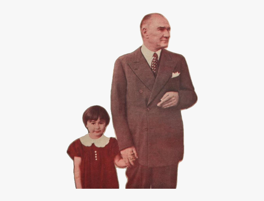 Atatürk Ve Kız Çocuğu, HD Png Download