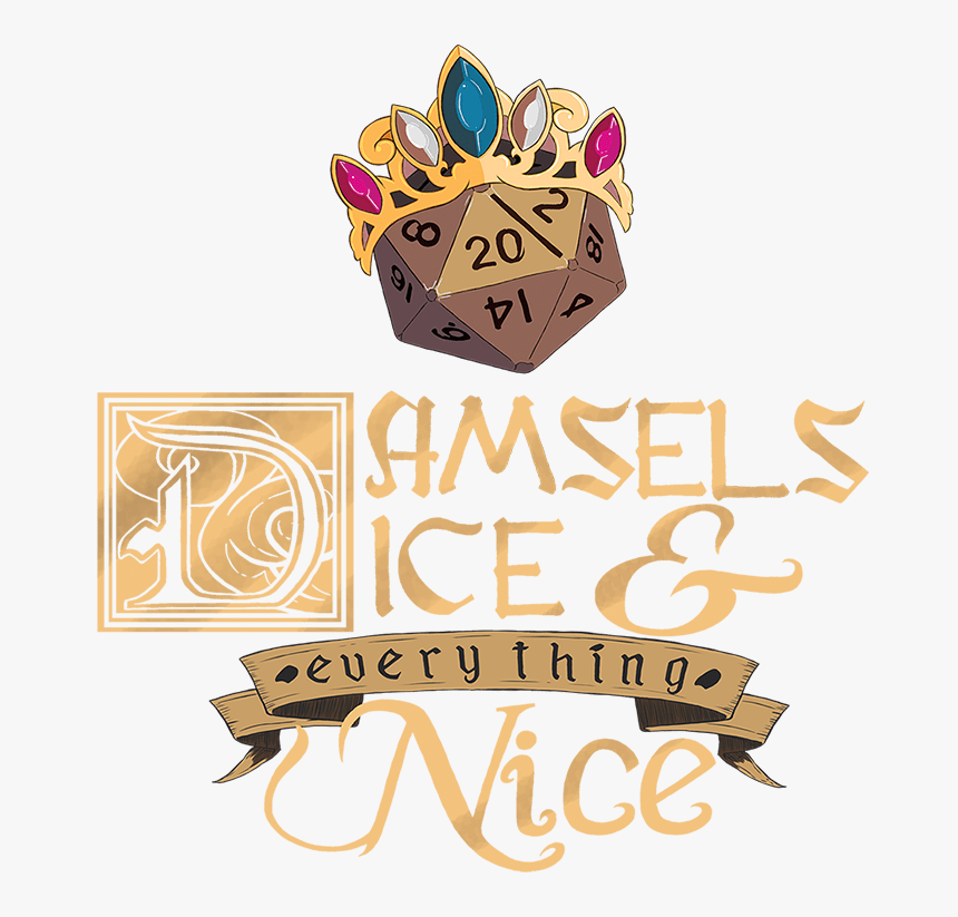 Damsels Dice And Everything Nice Logo - Damsels Dice And Everything Nice, HD Png Download