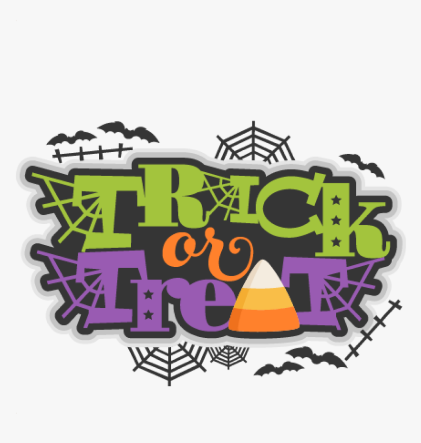 Trick Or Treat Png - Word Trick Or Treat, Transparent Png