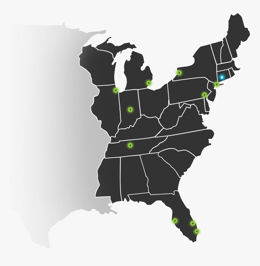Map-inter - Usa Language Map, HD Png Download