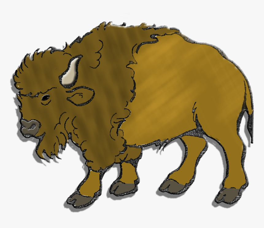 Herd Clipart Buffalo - Bison Clipart, HD Png Download
